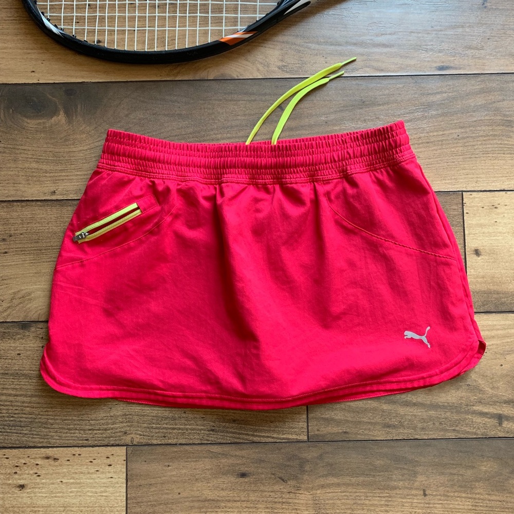 Puma cool cell pink skirt w tennis skort size S